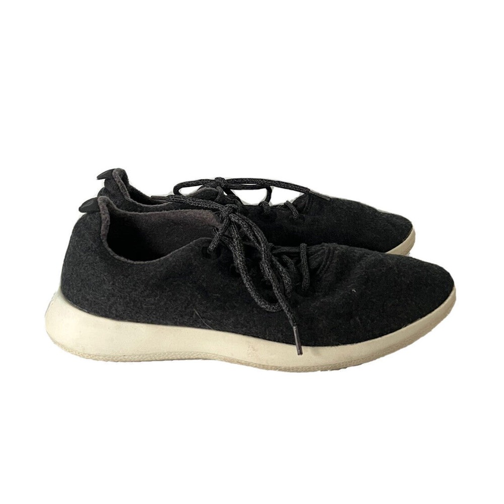 ALLBIRDS Mens Shoes Wool Runners Sneakers Charcoal Gray Cream Sole Sz 13